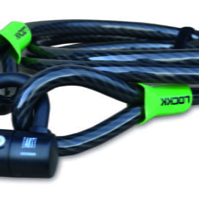 Lockk Kabelslot 20/2500mm inclusief Beugelslot ART/CCV gecertificeerd